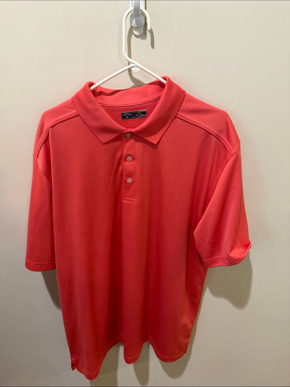 Callaway Men’s Polo Shirt - Coral Red